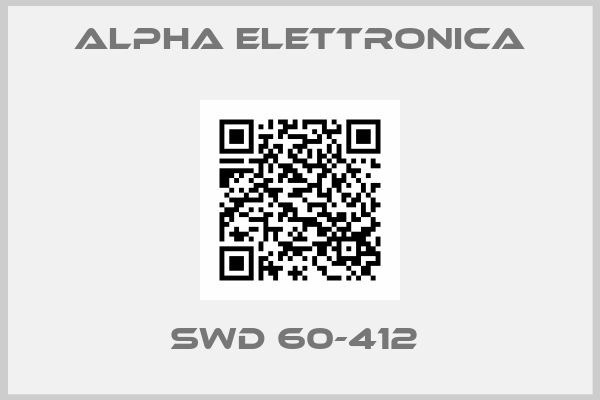 ALPHA ELETTRONICA-SWD 60-412 