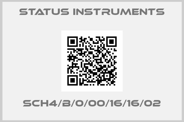 Status Instruments-SCH4/B/0/00/16/16/02
