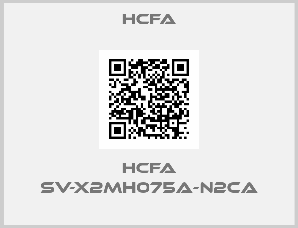 HCFA-HCFA SV-X2MH075A-N2CA