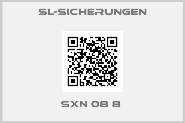 SL-SICHERUNGEN-SXN 08 8 