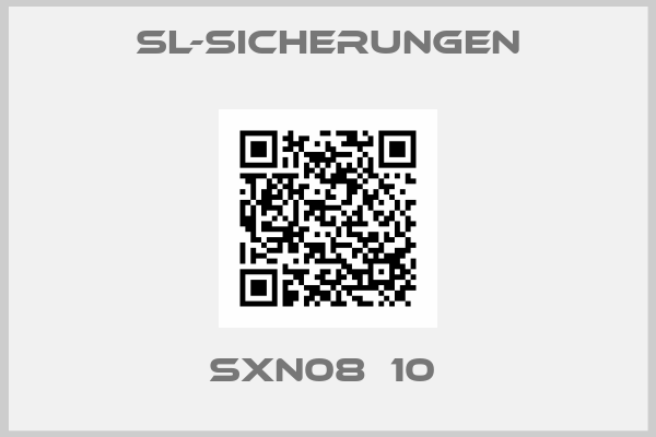 SL-SICHERUNGEN-SXN08  10 