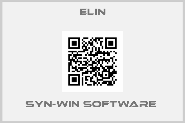 Elin-SYN-WIN Software 