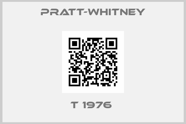 Pratt-Whitney-T 1976 