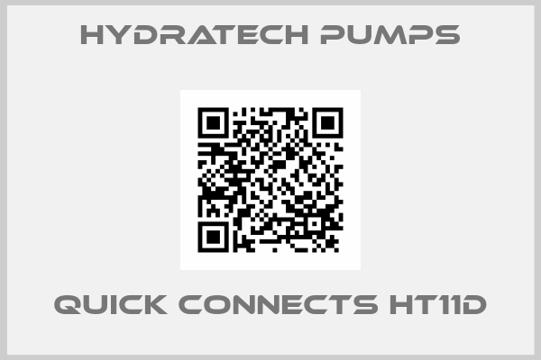 Hydratech Pumps-QUICK CONNECTS HT11D