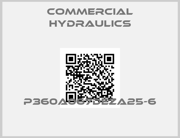 Commercial Hydraulics-P360A067DEZA25-6