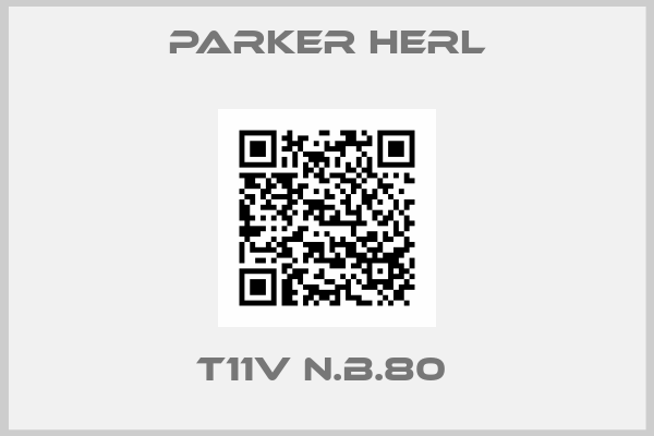 Parker Herl-T11V N.B.80 