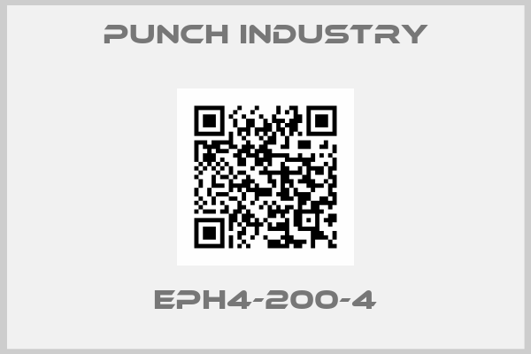 PUNCH INDUSTRY-EPH4-200-4