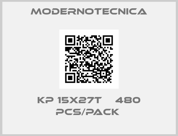 Modernotecnica-KP 15X27T    480 pcs/pack 