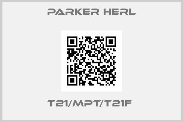 Parker Herl-T21/MPT/T21F 