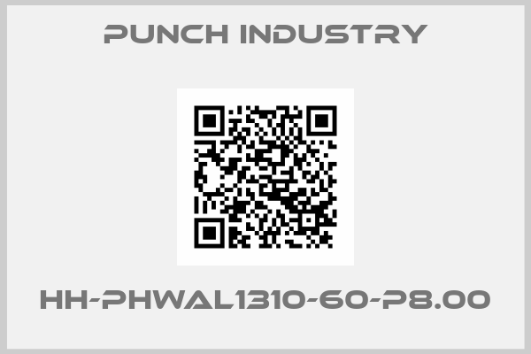 PUNCH INDUSTRY-HH-PHWAL1310-60-P8.00