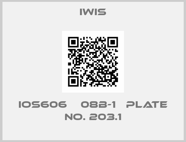 Iwis-IOS606    08B-1   Plate no. 203.1