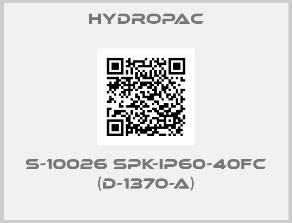Hydropac-S-10026 SPK-IP60-40FC (D-1370-A)