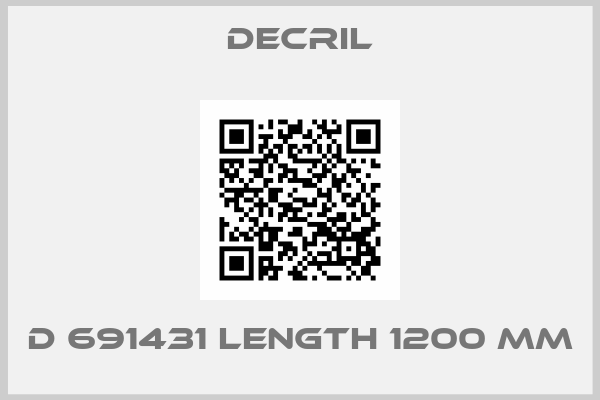 DECRIL-D 691431 length 1200 mm