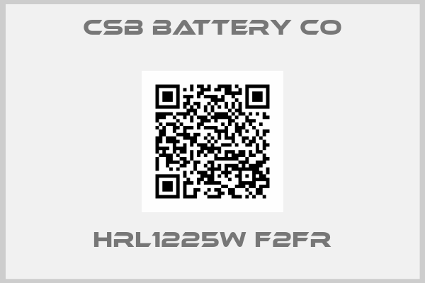 CSB Battery Co-HRL1225W F2FR