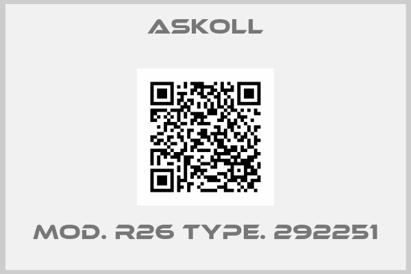 Askoll-Mod. R26 TYPE. 292251