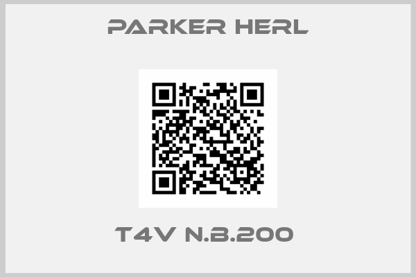 Parker Herl-T4V N.B.200 