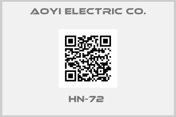 AOYI Electric Co.-HN-72 
