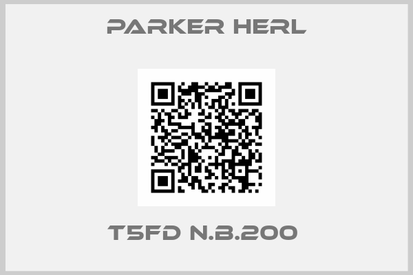 Parker Herl-T5FD N.B.200 