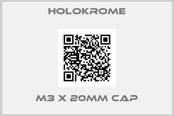 Holokrome-M3 X 20mm cap