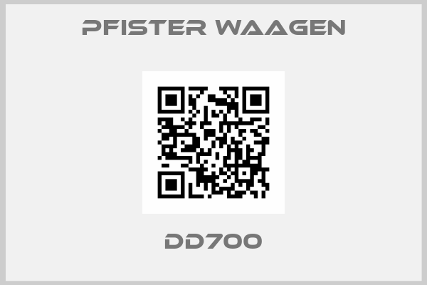 Pfister Waagen-DD700