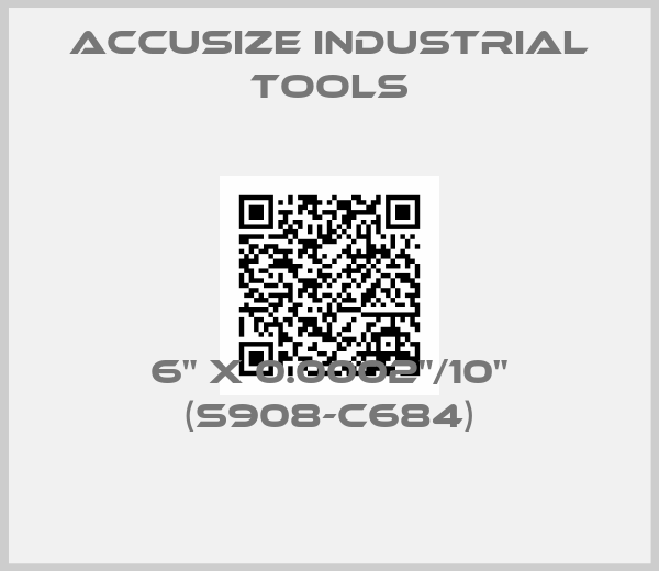 Accusize Industrial Tools-6" X 0.0002"/10" (S908-C684)