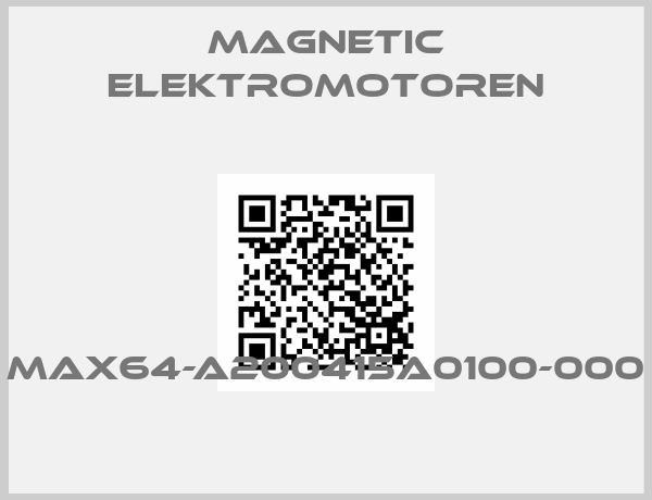 Magnetic Elektromotoren-MAX64-A200415A0100-000