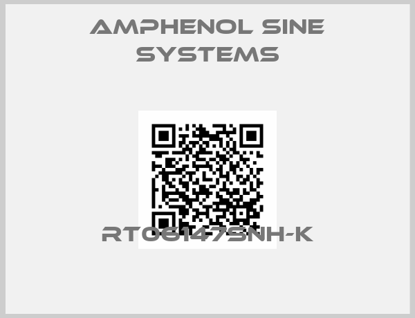 Amphenol Sine Systems-RT06147SNH-K