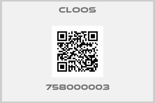 Cloos-758000003