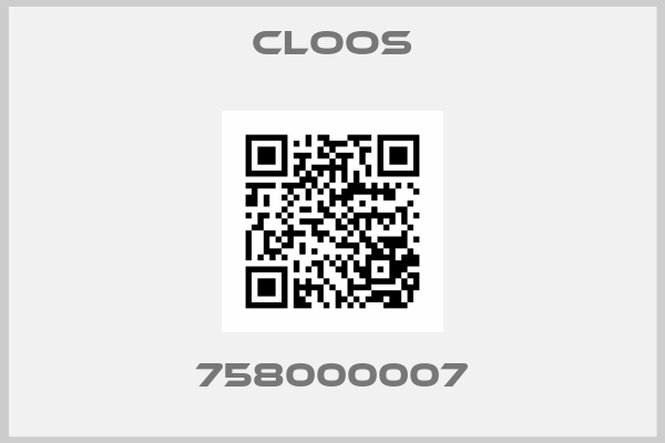Cloos-758000007