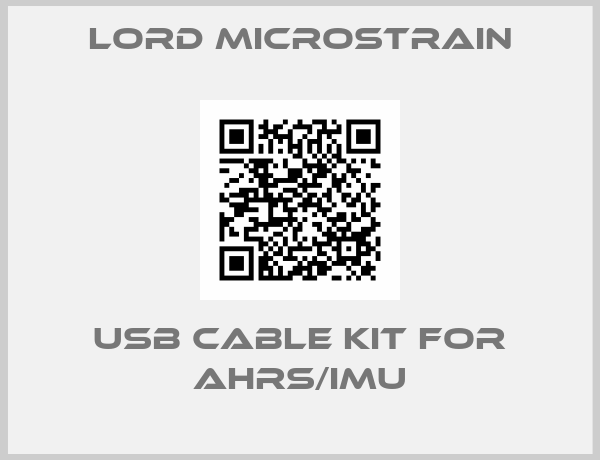 LORD MicroStrain-USB CABLE KIT FOR AHRS/IMU