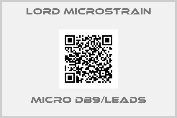 LORD MicroStrain-MICRO DB9/LEADS