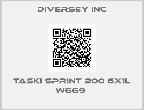 Diversey Inc-TASKI SPRINT 200 6X1L W669 