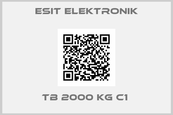ESIT ELEKTRONIK-TB 2000 KG C1 