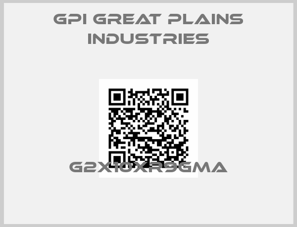 GPI Great Plains Industries-G2X10XR9GMA