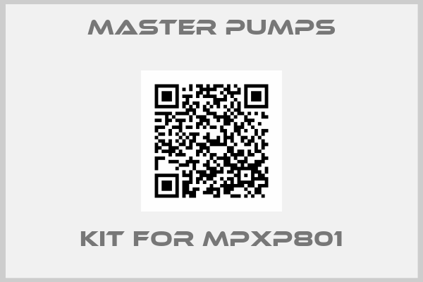 Master Pumps-Kit for MPXP801