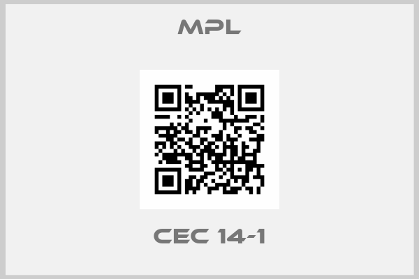 MPL-CEC 14-1
