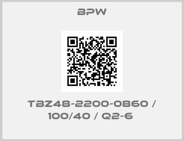 Bpw-TBZ48-2200-0860 / 100/40 / Q2-6 