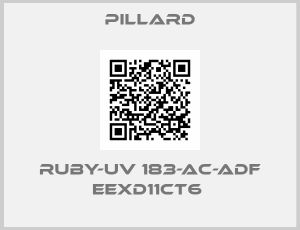 PILLARD-RUBY-UV 183-AC-ADF EEXD11CT6 
