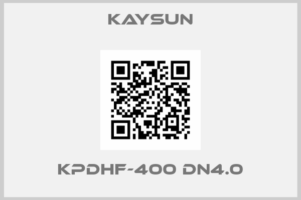 Kaysun-KPDHF-400 DN4.0