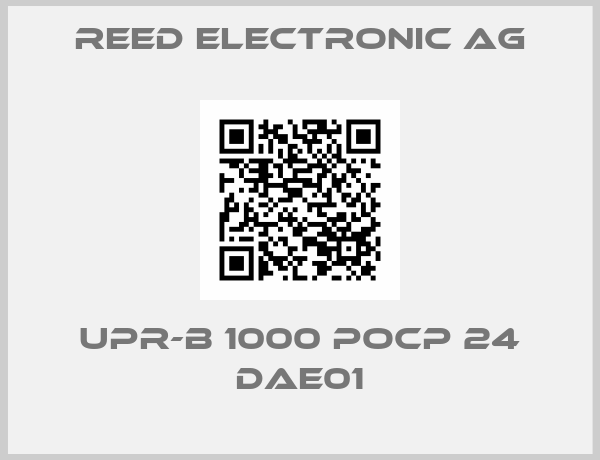 REED Electronic AG-   UPR-B 1000 POCP 24 DAE01