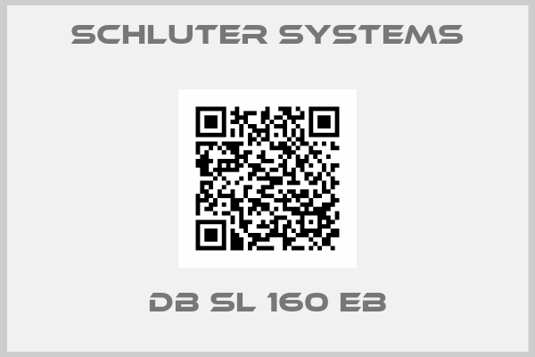 Schluter Systems-DB SL 160 EB