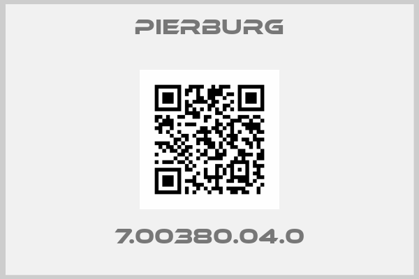 PIERBURG-7.00380.04.0