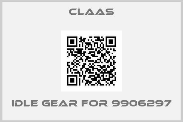 CLAAS-Idle gear for 9906297