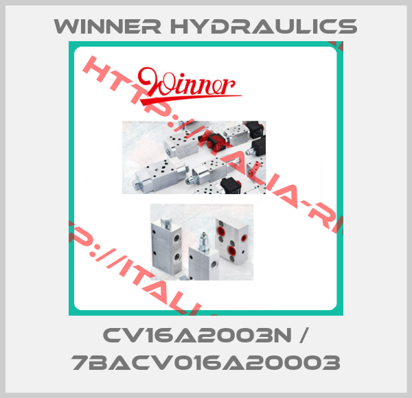 Winner Hydraulics-CV16A2003N / 7BACV016A20003