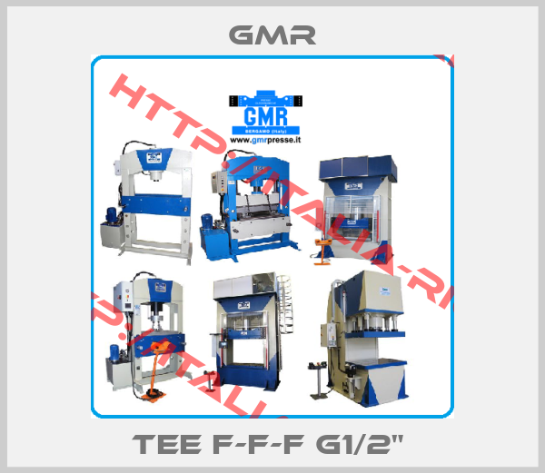 Gmr-TEE F-F-F G1/2" 