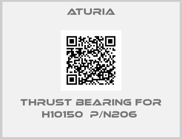 Aturia-THRUST BEARING FOR H10150  P/N206 