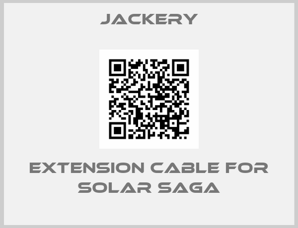 Jackery-extension cable for Solar Saga