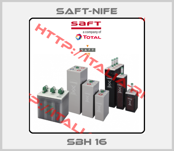 SAFT-NIFE-SBH 16