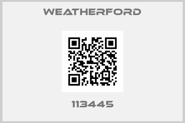 WEATHERFORD-113445
