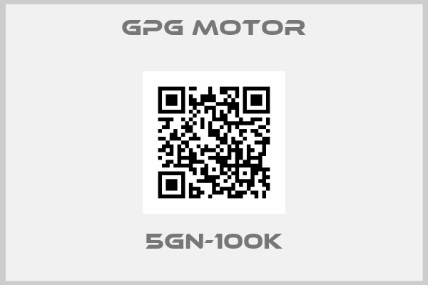 gpg motor-5GN-100K